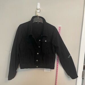 Yogalicious Black Jean Jacket